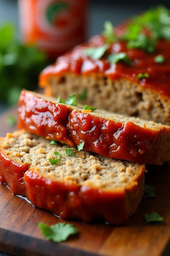 spicy sriracha chicken meatloaf recipe