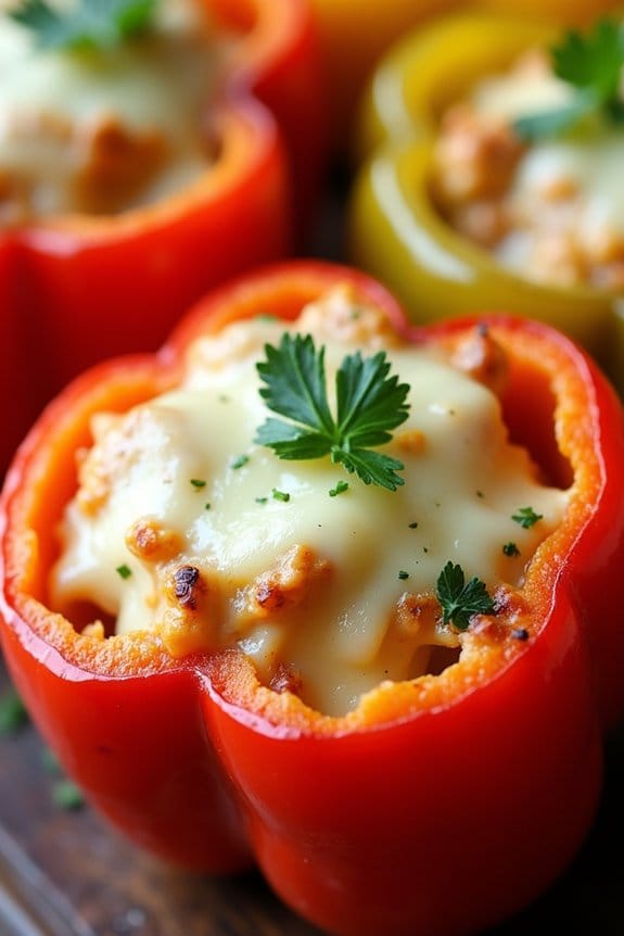stuffed bell peppers breakfast recipe