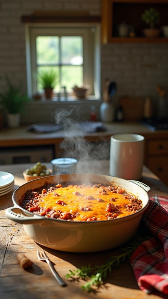 sweet potato beef comfort casserole