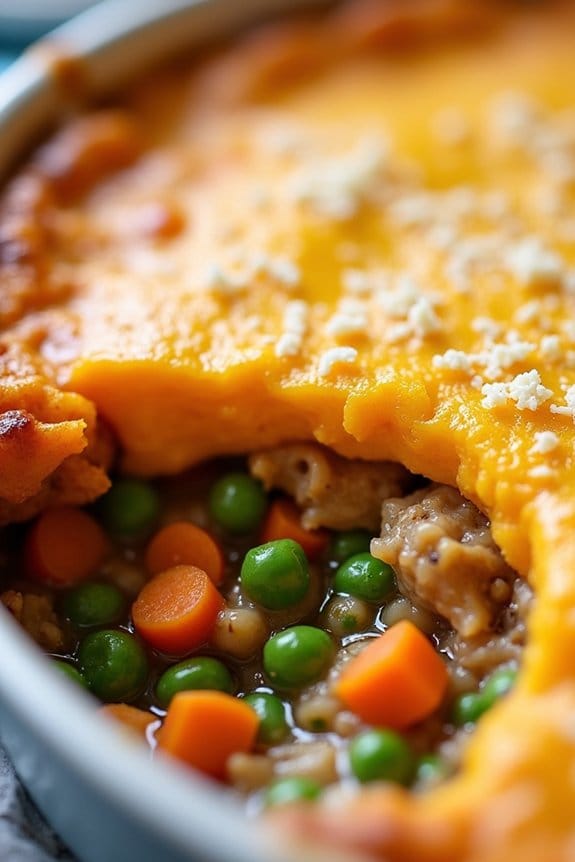 sweet potato chicken pie