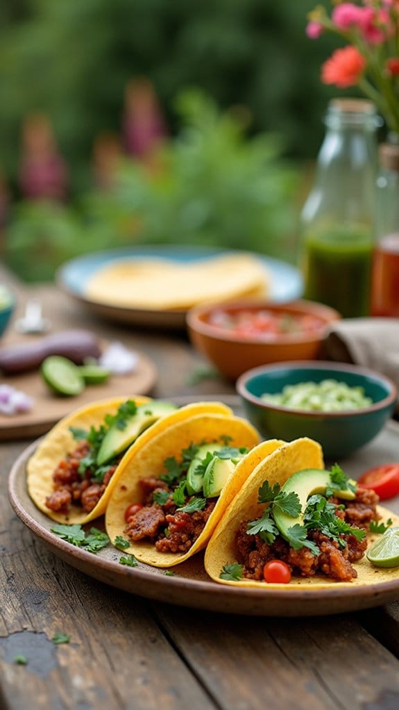 sweet savory taco delight