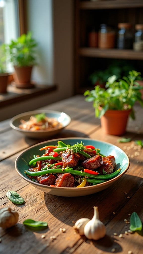 szechuan beef stir fry delight