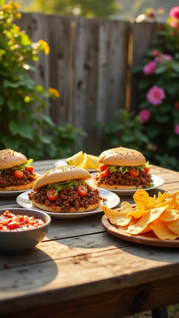 taco style sloppy joes delight