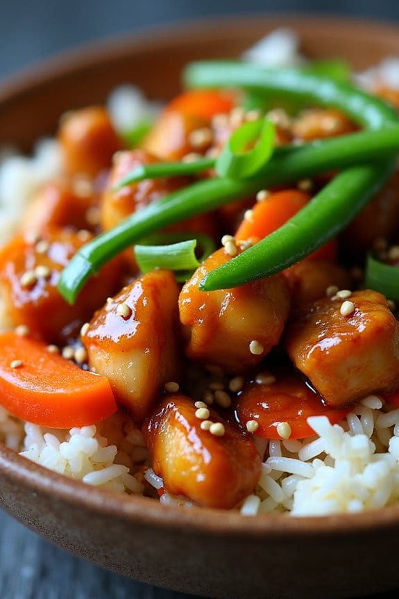 teriyaki chicken rice bowl