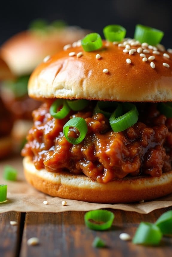 teriyaki chicken sloppy joes