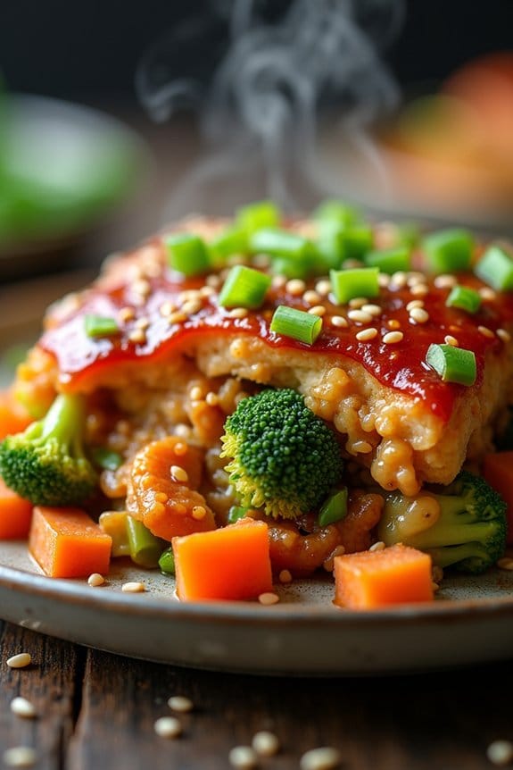 teriyaki chicken vegetable casserole