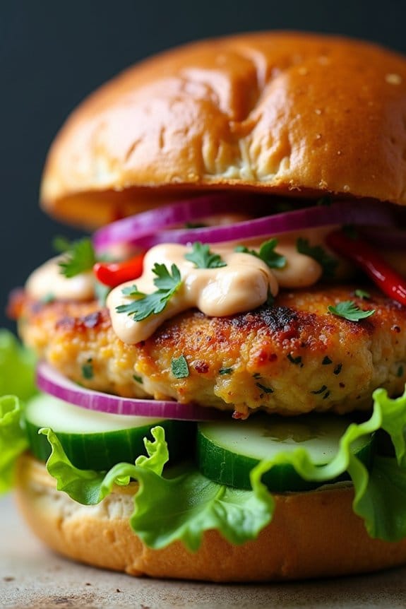 thai chicken burger recipe