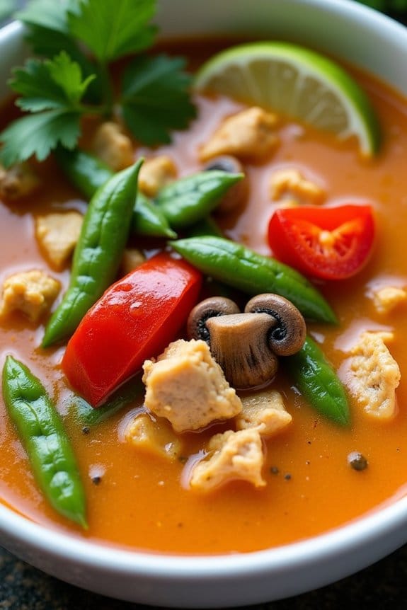 thai coconut chicken soup