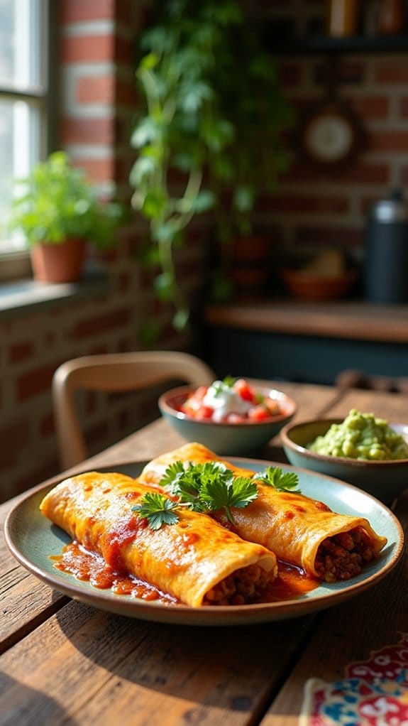 vegetarian cauliflower enchiladas recipe