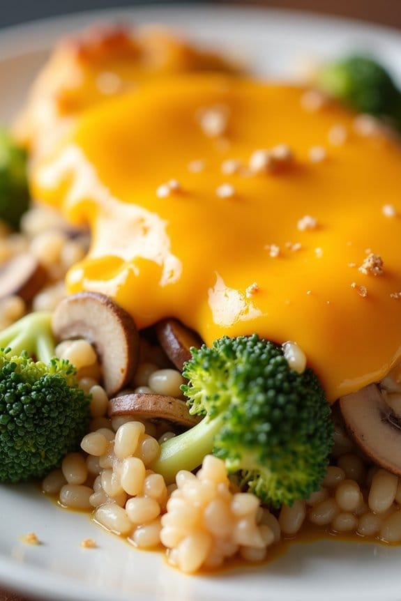 wholesome chicken rice casserole