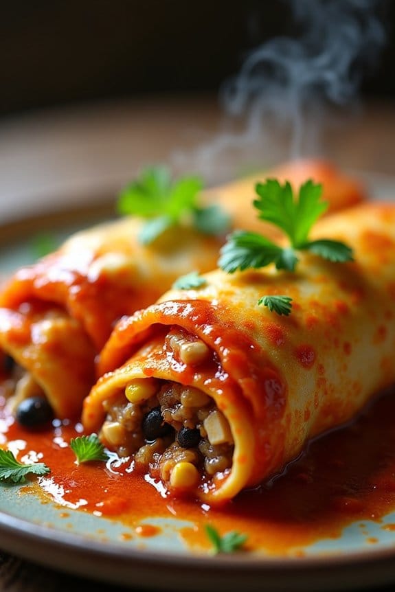 zesty chicken enchiladas recipe
