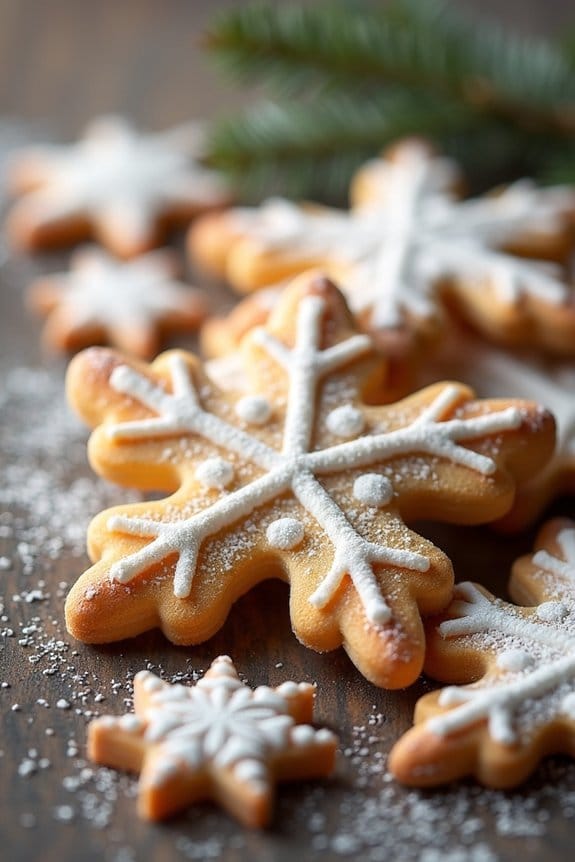 almond snowflake cookie recipe