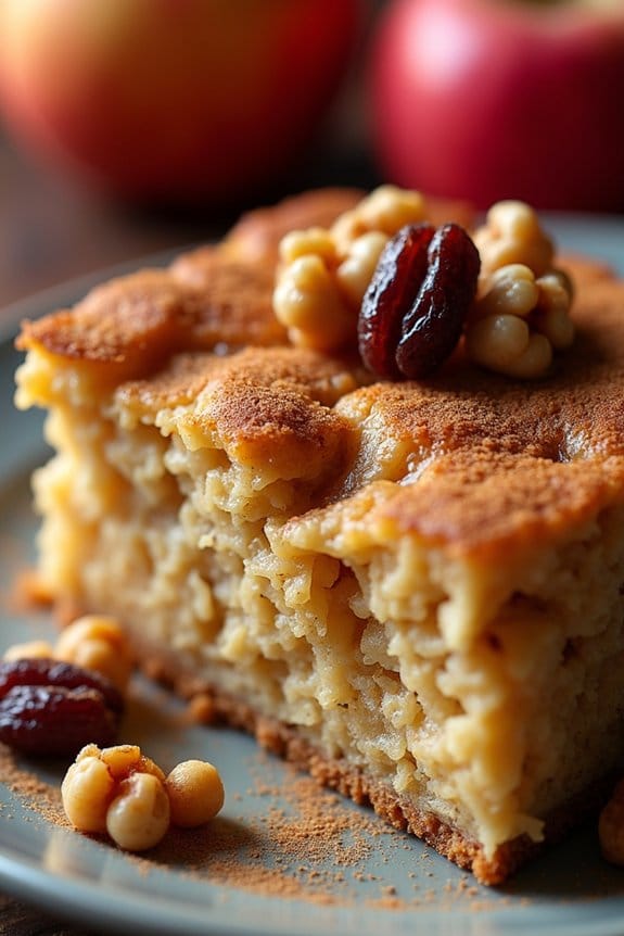 apple cinnamon baked oatmeal