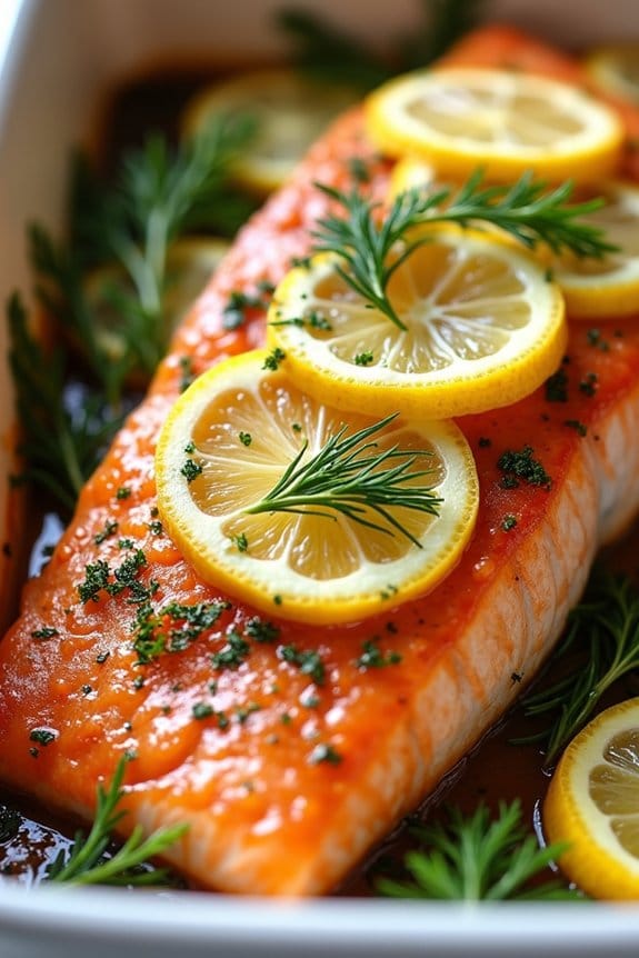 baked salmon with dill
