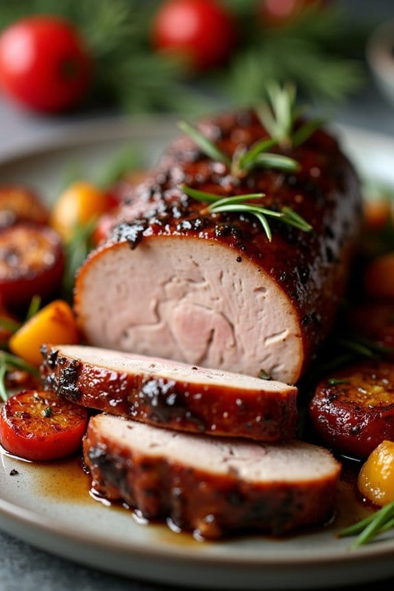balsamic glazed pork tenderloin