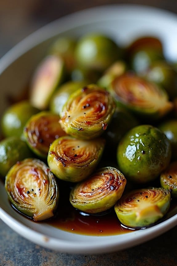 balsamic roasted brussels sprouts