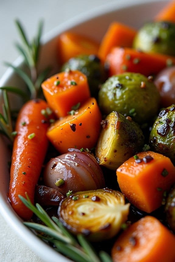 balsamic roasted vegetable medley