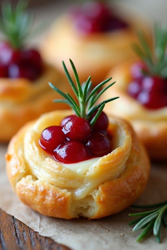 brie cranberry puff pastry