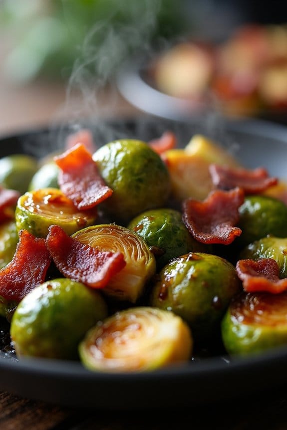 brussels sprouts bacon balsamic glaze