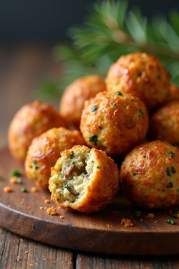 budget friendly festive stuffing balls