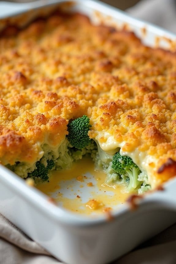 cheesy broccoli casserole recipe