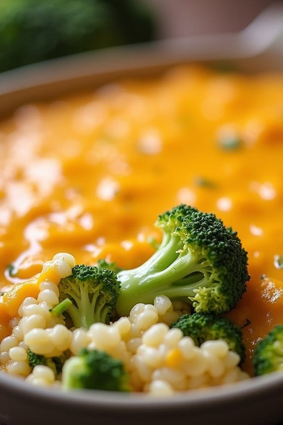 cheesy broccoli rice casserole