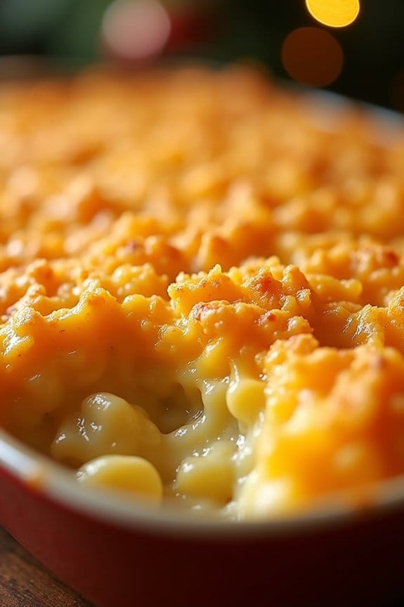 cheesy comforting holiday casserole