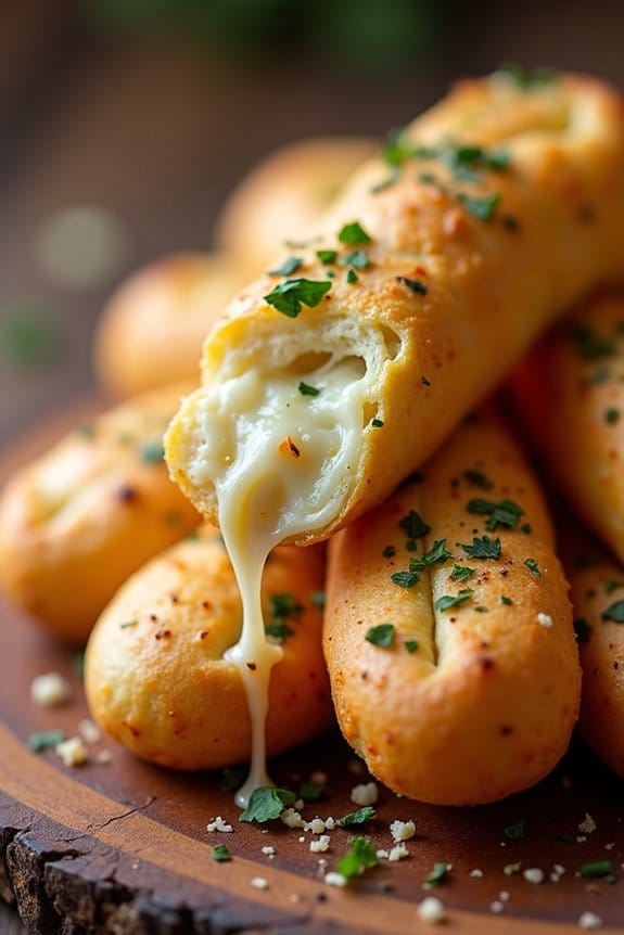 cheesy garlic breadsticks recipe