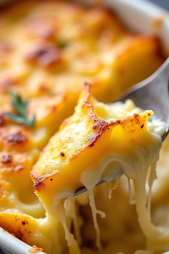 cheesy holiday potato dish