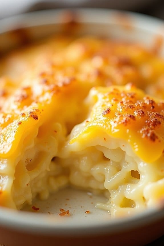 cheesy layered potato dish