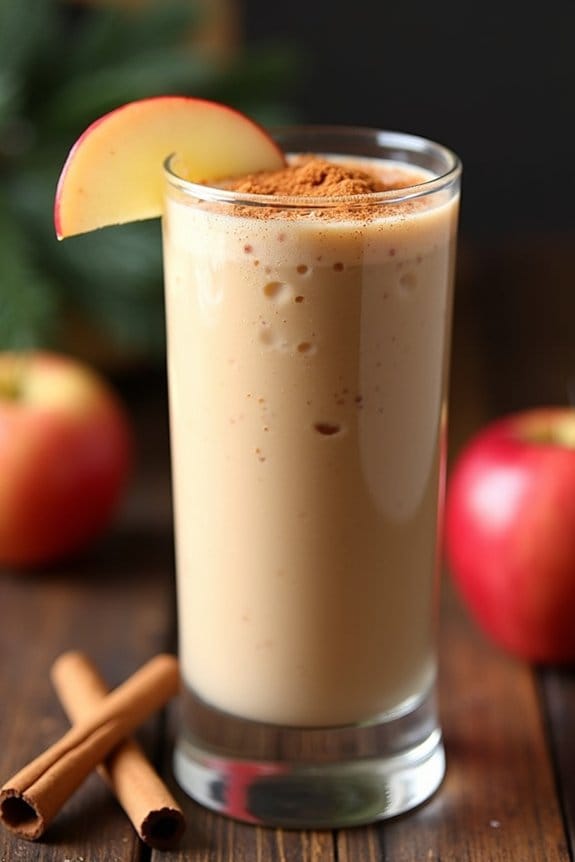 cinnamon apple pie smoothie