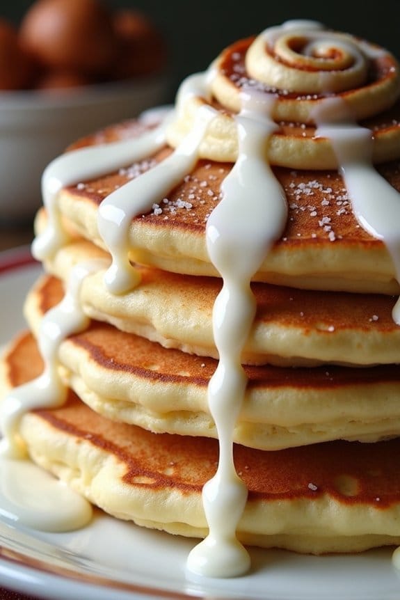 cinnamon roll pancake recipe