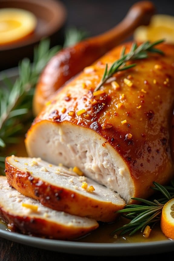 citrus glazed roasted turkey breast