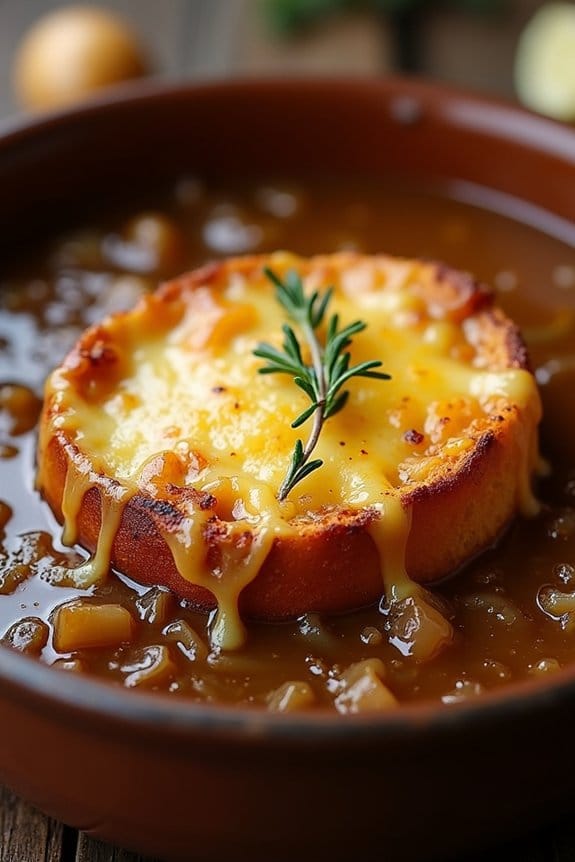 classic comforting onion soup