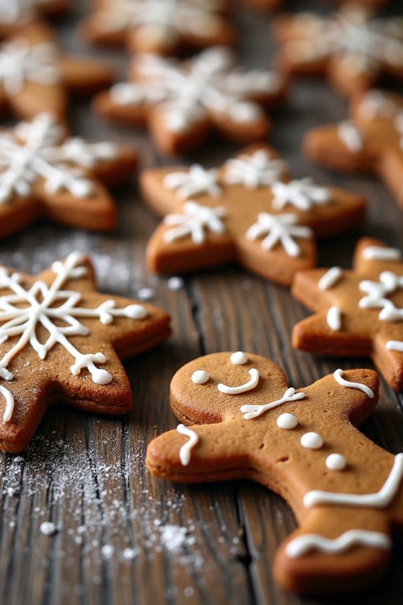 classic holiday gingerbread cookies
