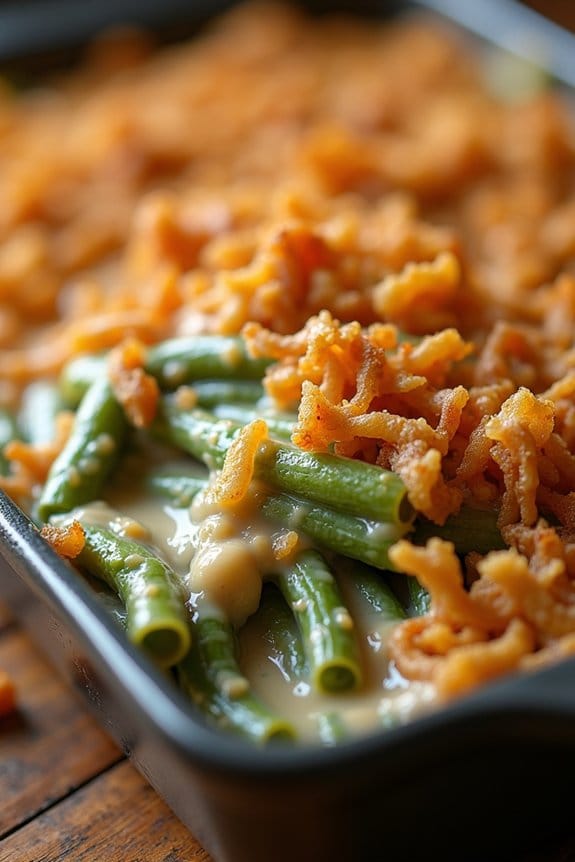 classic holiday green beans
