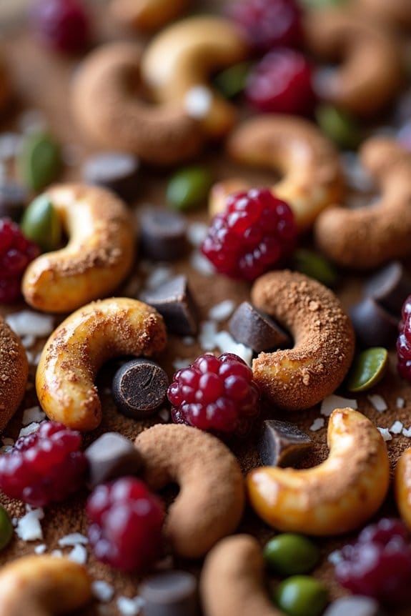 cocoa dusted cashew delight