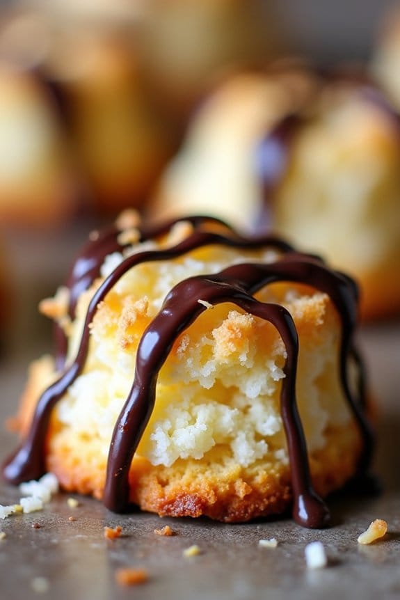 coconut macaroons with citrus