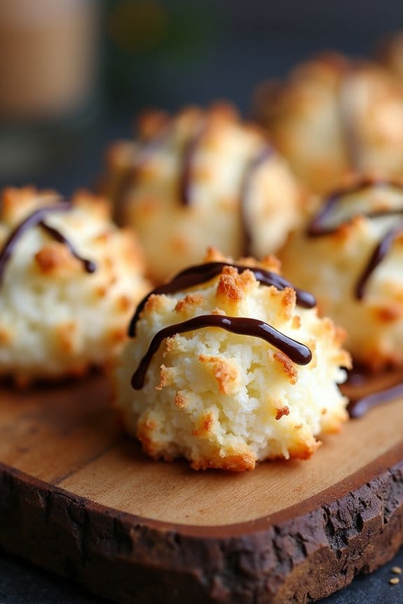 coconut macaroons with citrus