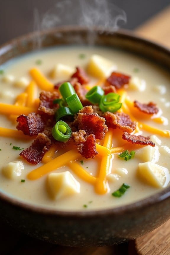 comforting holiday potato soup