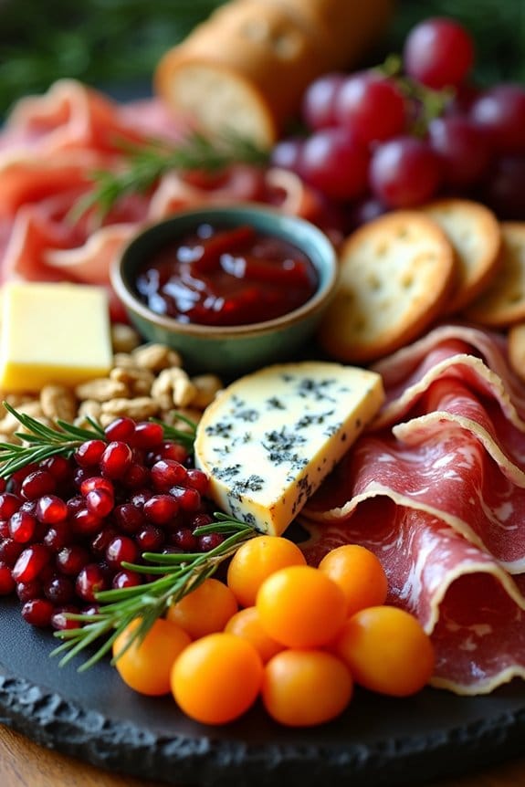 cozy charcuterie board assembly