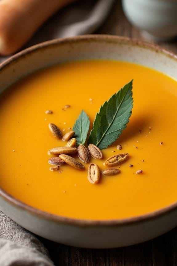 cozy roasted squash soup