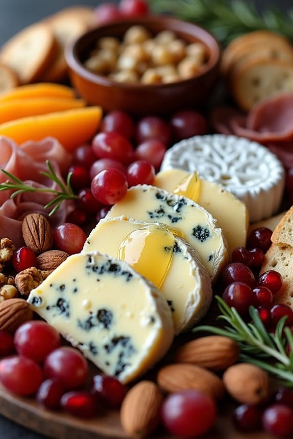 cozy rustic charcuterie board