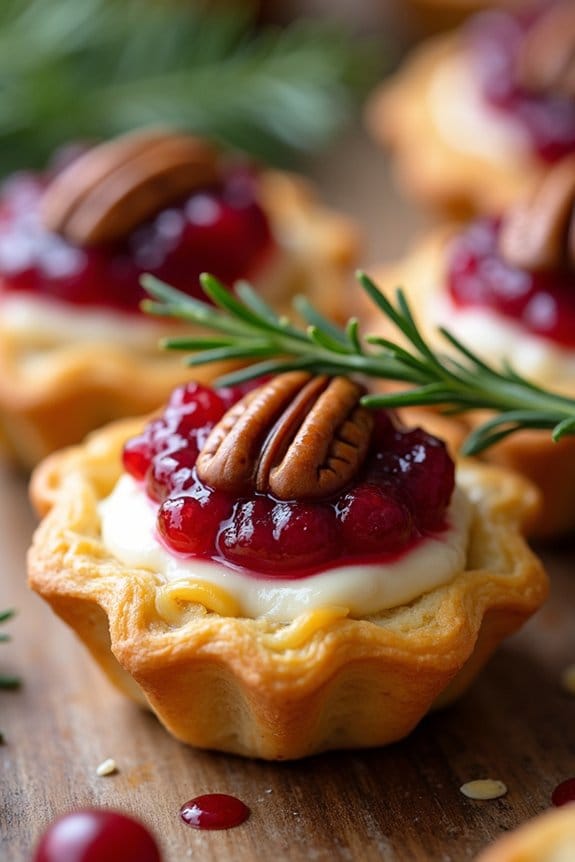 cranberry brie bites recipe