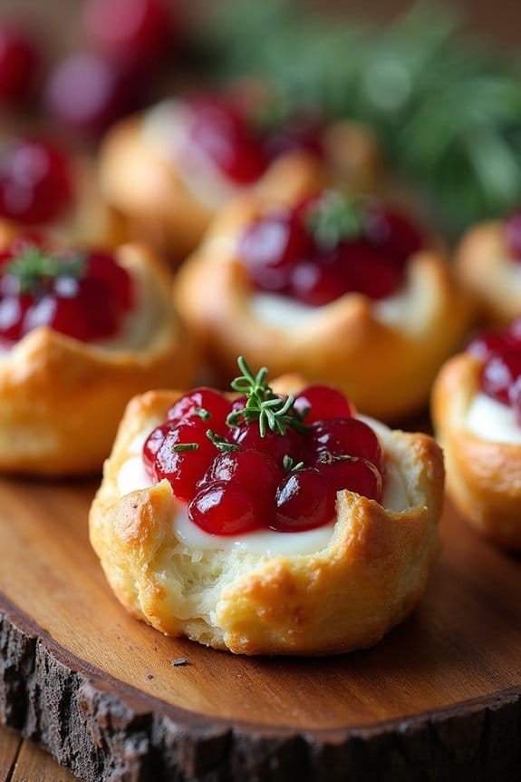 cranberry brie puff pastry