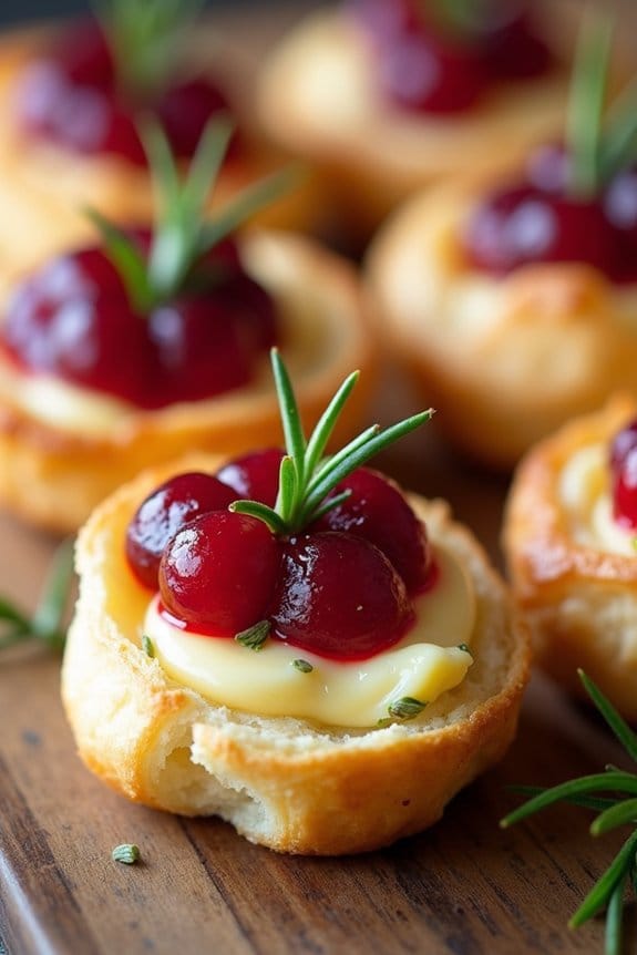 cranberry brie puff pastry