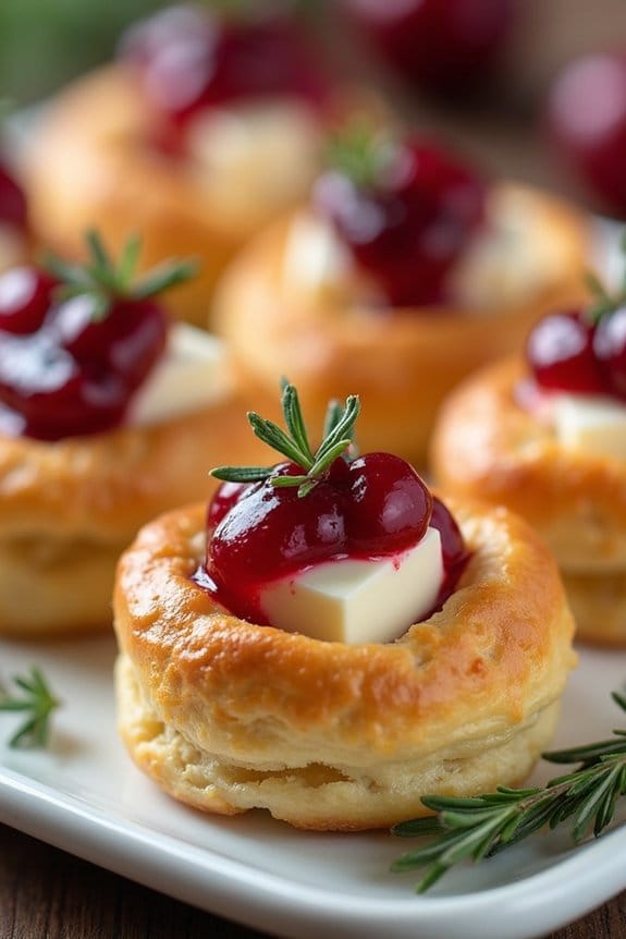 cranberry brie puff pastry