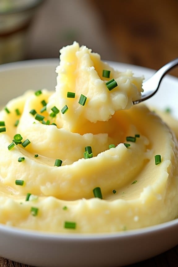 creamy chive mashed potatoes