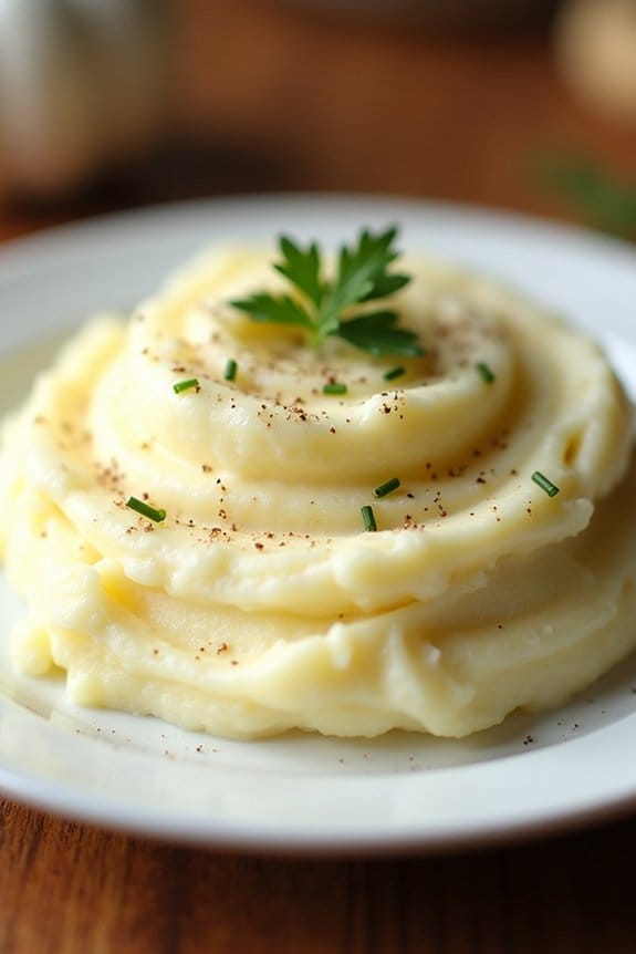 creamy garlic mashed potatoes
