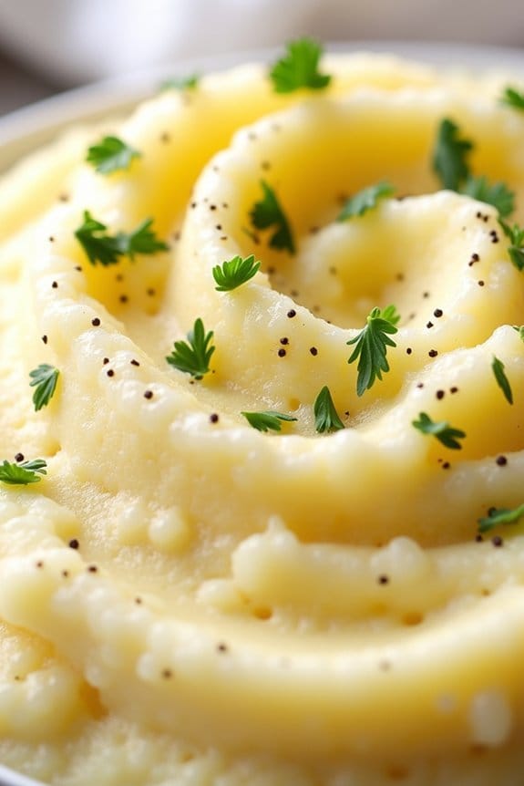 creamy garlic mashed potatoes